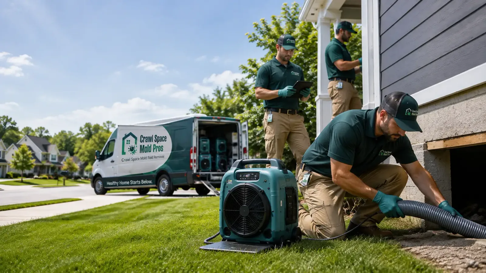 Crawl Space Mold Removal in Russellville, OH